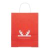 Sac cadeau format moyen rouge | sans marquage | non disponible | non disponible | non disponible