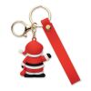 Porte-clés charm Père Noël rouge