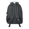 Sac à dos ordinateur RPET 300D avec bretelles rembourrés noir | sans marquage | non disponible | non disponible | non disponible