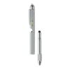 Stylo Niveau et lampe argent mate | sans marquage | non disponible | non disponible