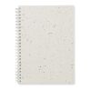 Carnet A5 couv. papier semence blanc | sans marquage | non disponible | non disponible