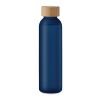 Bouteille verre dépoli 500ml bleu transparent | sans marquage | non disponible | non disponible | non disponible