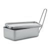 Lunchbox en acier inox argent | sans marquage | non disponible | non disponible | non disponible