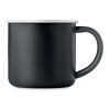 Tasse en acier inox recyclé noir | sans marquage | non disponible | non disponible | non disponible