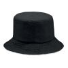 Bob chapeau en paille de papier noir | sans marquage | non disponible | non disponible | non disponible