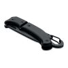 Couteau pliable en aluminium noir | sans marquage | non disponible | non disponible