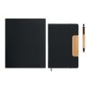 Carnet A5 RPET et stylo noir | sans marquage | non disponible | non disponible | non disponible