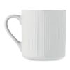 Tasse céramique striée 340 ml blanc | sans marquage | non disponible | non disponible