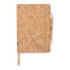 Cahier A5 en liège de couleur beige | sans marquage | non disponible | non disponible | non disponible