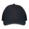 Casquette en coton LED à 5 pans noir | sans marquage | non disponible | non disponible | non disponible