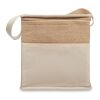 Sac isotherme toile et jute 3L beige | sans marquage | non disponible | non disponible | non disponible