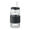 Gobelet en verre 550ml noir | sans marquage | non disponible | non disponible