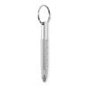 Porte-clés avec stylo à bille argent mate | sans marquage | non disponible | non disponible