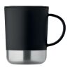 Mug simple paroi 300ml noir | sans marquage | non disponible | non disponible