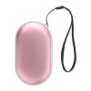 Chauffe-main électrique en alu rose