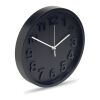 Horloge murale en PP noir | sans marquage | non disponible | non disponible | non disponible