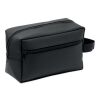 Trousse de toilette 600D RPET noir | sans marquage | non disponible | non disponible | non disponible
