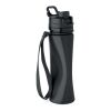 Bouteille de sport en silicone noir | sans marquage | non disponible | non disponible | non disponible