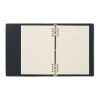 Cahier A5 rechargeable en PU noir