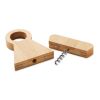 Support décapsuleur en bambou bois