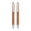 Set de stylos et crayons bois