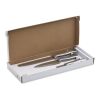 Set de couteaux en acier inox argent