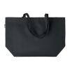 Grand sac shopping en RPET noir | sans marquage | non disponible | non disponible | non disponible