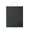 Sac en papier grand format noir | sans marquage | non disponible | non disponible | non disponible