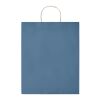 Sac en papier grand format bleu | sans marquage | non disponible | non disponible | non disponible