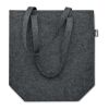 Sac shopping en feutre RPET gris foncé | sans marquage | non disponible | non disponible | non disponible