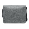 Sac messager en feutre RPET gris | sans marquage | non disponible | non disponible | non disponible