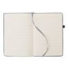 Carnet A5 en PU recyclé noir | sans marquage | non disponible | non disponible