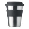 Gobelet en acier inox. 350ml noir | sans marquage | non disponible | non disponible