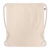 Sac à cordon en coton organique beige | sans marquage | non disponible | non disponible | non disponible