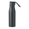 Bouteille double paroi 600ml noir | sans marquage | non disponible | non disponible | non disponible