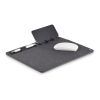 Tapis de souris RPET chargeur gris foncé | sans marquage | non disponible | non disponible