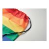 Sac à cordon arc-en-ciel RPET multicolore | sans marquage | non disponible | non disponible | non disponible