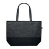 Sac shopping en feutre RPET gris foncé | sans marquage | non disponible | non disponible | non disponible