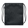 Sac à cordon en feutre RPET gris foncé | sans marquage | non disponible | non disponible | non disponible