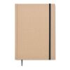 Carnet de note A5 en carton recyclé 80g/m2 noir | sans marquage | non disponible | non disponible