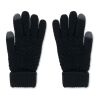 Gants tactiles en RPET Noir | sans marquage | non disponible | non disponible | non disponible