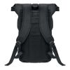 Rolltop washed canvas backpack noir | sans marquage | non disponible | non disponible | non disponible