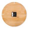 Round shape bamboo wall clock bois | sans marquage | non disponible | non disponible