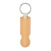 Bamboo euro token key ring bois | sans marquage | non disponible | non disponible