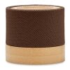 Bamboo RPET wireless speaker Chocolat | sans marquage | non disponible | non disponible | non disponible