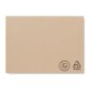 Recycled paper memo set beige | sans marquage | non disponible | non disponible | non disponible