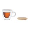 Tasse borosilicaté double paroi transparent | sans marquage | non disponible | non disponible | non disponible