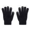 Gants tactiles en RPET noir | sans marquage | non disponible | non disponible | non disponible