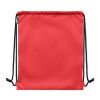 Grand sac à cordon 300D RPET rouge | sans marquage | non disponible | non disponible | non disponible