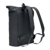 Sac à dos enroulable RPET 600D noir | sans marquage | non disponible | non disponible | non disponible